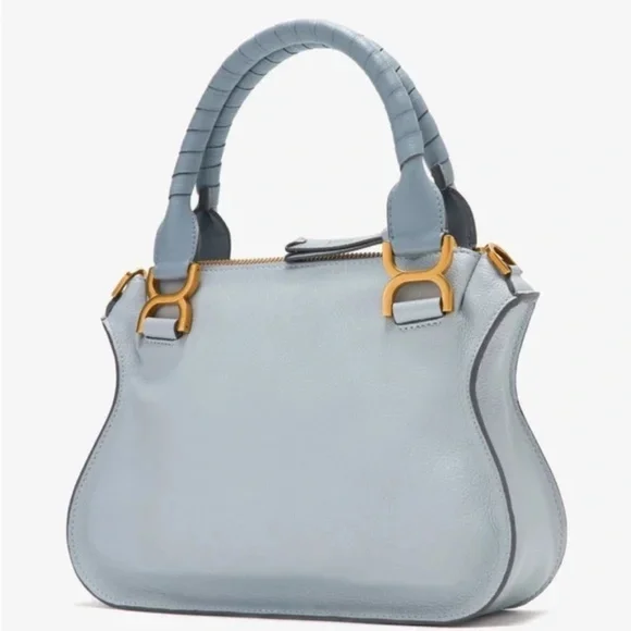Chloe small Marcie leather bag storm blue EUC - Picture 3 of 16